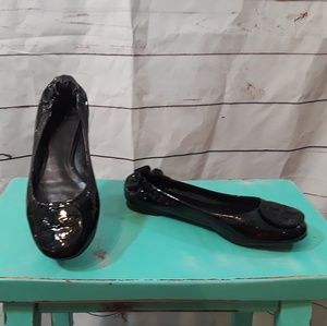 Tory Burch  Black Patent Leather Ballet Flats 6